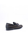 Moccasin in faux-material mix for men