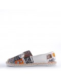 Men's textile moccasin