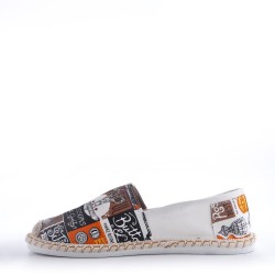 Mocasín textil para hombre