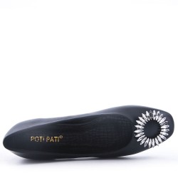 Ballerine confort en simili cuir