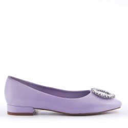 Ballerine confort en simili cuir
