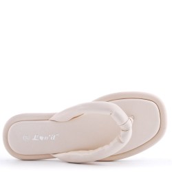 Women's flat flip flops