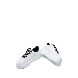 Basket en simili cuir pour femme