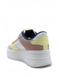 Women's faux leather sneaker