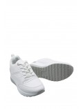 Women's faux leather sneaker