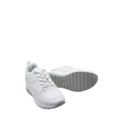 Women's faux leather sneaker