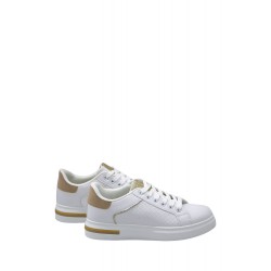 Women's faux leather sneaker