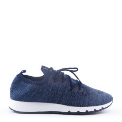Men's textile lace-up basket