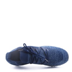 Men's textile lace-up basket