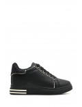 Women's faux leather sneaker