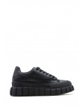 Women's faux leather sneaker