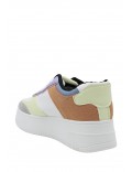 Women's faux leather sneaker