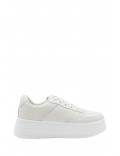 Women's faux leather sneaker