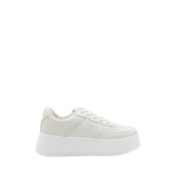 Women's faux leather sneaker