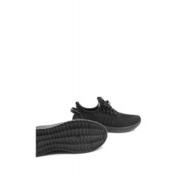 Men's textile lace-up basket