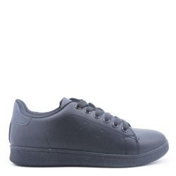 Women's faux leather sneaker