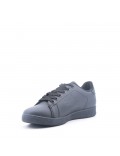 Women's faux leather sneaker