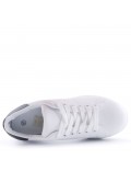 Women's faux leather sneaker