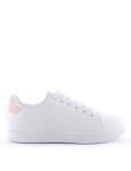 Women's faux leather sneaker