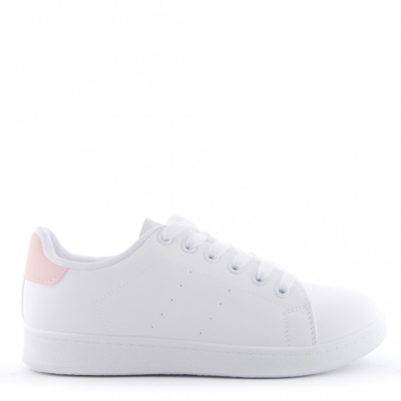 Women's faux leather sneaker