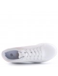 Women's faux leather sneaker