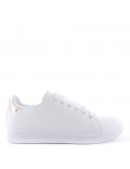 Women's faux leather sneaker