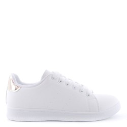 Women's faux leather sneaker