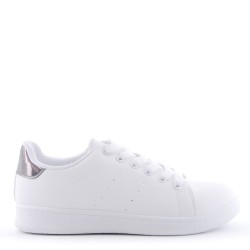 Women's faux leather sneaker