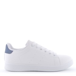 Women's faux leather sneaker