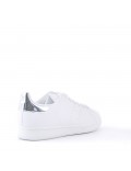 Women's faux leather sneaker