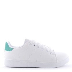 Women's faux leather sneaker