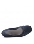 Faux suede ballet flat