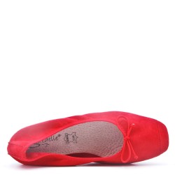 Faux suede ballet flat