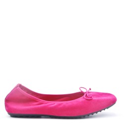 Faux suede ballet flat