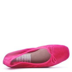 Faux suede ballet flat