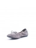 Faux suede ballet flat