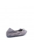 Faux suede ballet flat