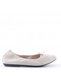 Faux suede ballet flat