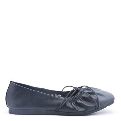 Comfort ballerina in faux leather