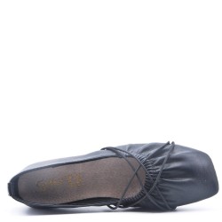Comfort ballerina in faux leather