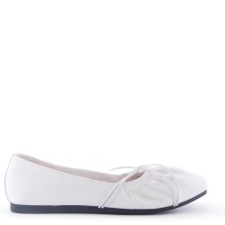 Comfort ballerina in faux leather