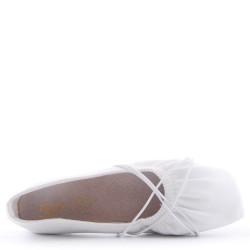 Comfort ballerina in faux leather