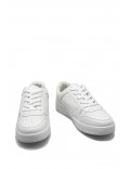 Women's faux leather sneaker