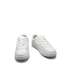 Women's faux leather sneaker