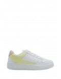 Women's faux leather sneaker