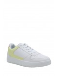 Women's faux leather sneaker