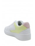 Women's faux leather sneaker