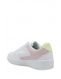 Women's faux leather sneaker