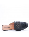 Women's flip flops in imitation leather