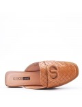 Women's flip flops in imitation leather